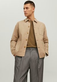 Jack & Jones - JPRRIVIERA HYBRID - Summer jacket - beige Thumbnail Image 1