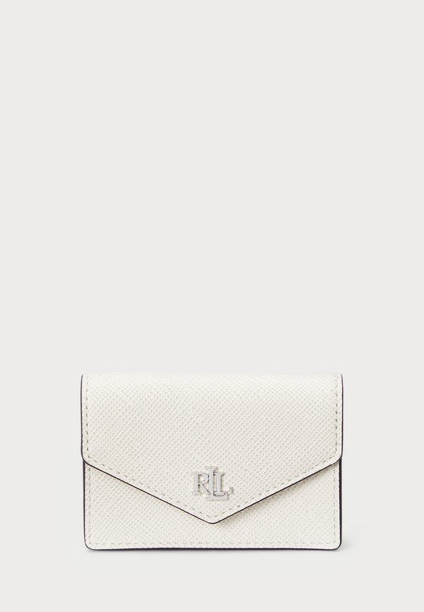 CROSSHATCH LEATHER SMALL FLAP CARD CASE - Wallet