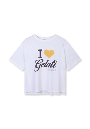 10DAYS, 10DAYS TOPS GELATI TEE - T-shirt print - white