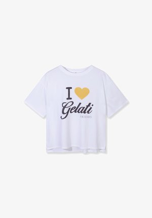 10DAYS, 10DAYS TOPS GELATI TEE - T-shirt print - white
