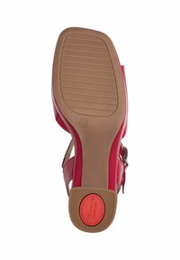 Tamaris Comfort - Páskové sandály  - fuxia patent