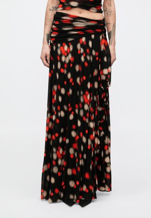 NATHALIE SKIRT - Maxisukňa - ship lights black