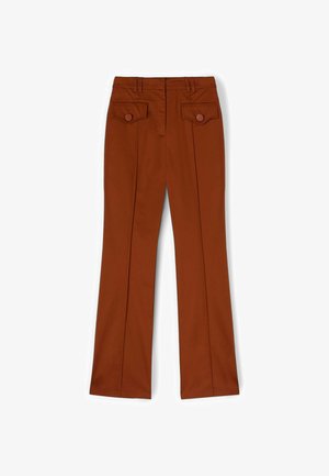 Motivi, PANTALONI FLARE CON TASCHE - Trousers - marrone