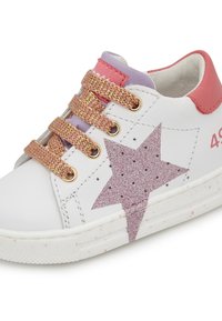 Falcotto SALAZAR IMPRIMÉ ÉTOILE - Sneakers basse - wei�ß altrosa