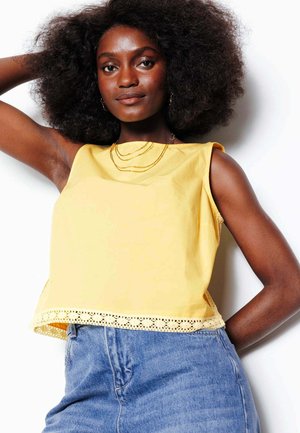 Promod, TOP DÉTAIL CROCHET - Blouse - orange clair