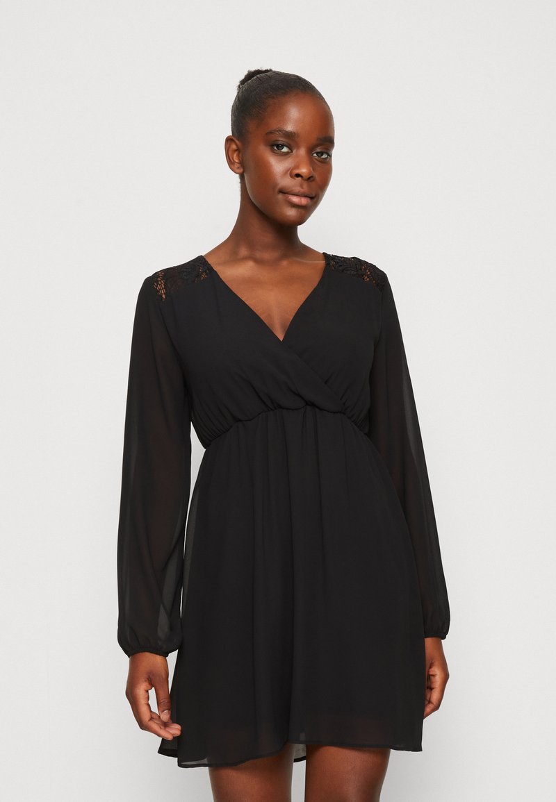 VILA - VIURA DRESS - Cocktail dress / Party dress - black, Enlarge