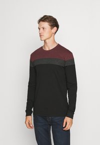 Pier One Camisola de manga comprida - bordeaux/dark
