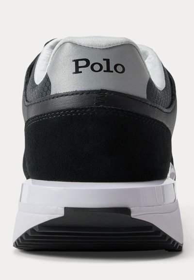 Polo Ralph Lauren TRAIN SUEDE-PANELED SNEAKER - Sportcipő - black/white