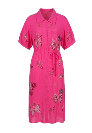 faina, Robe chemise - fuchsia