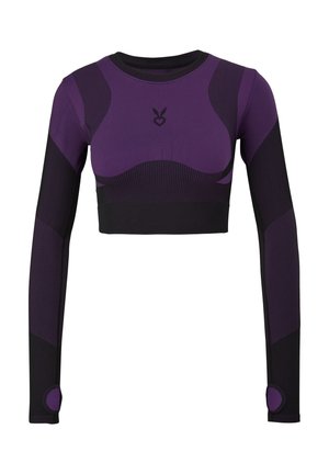 QS, CROPPED  - Langarmshirt - lila