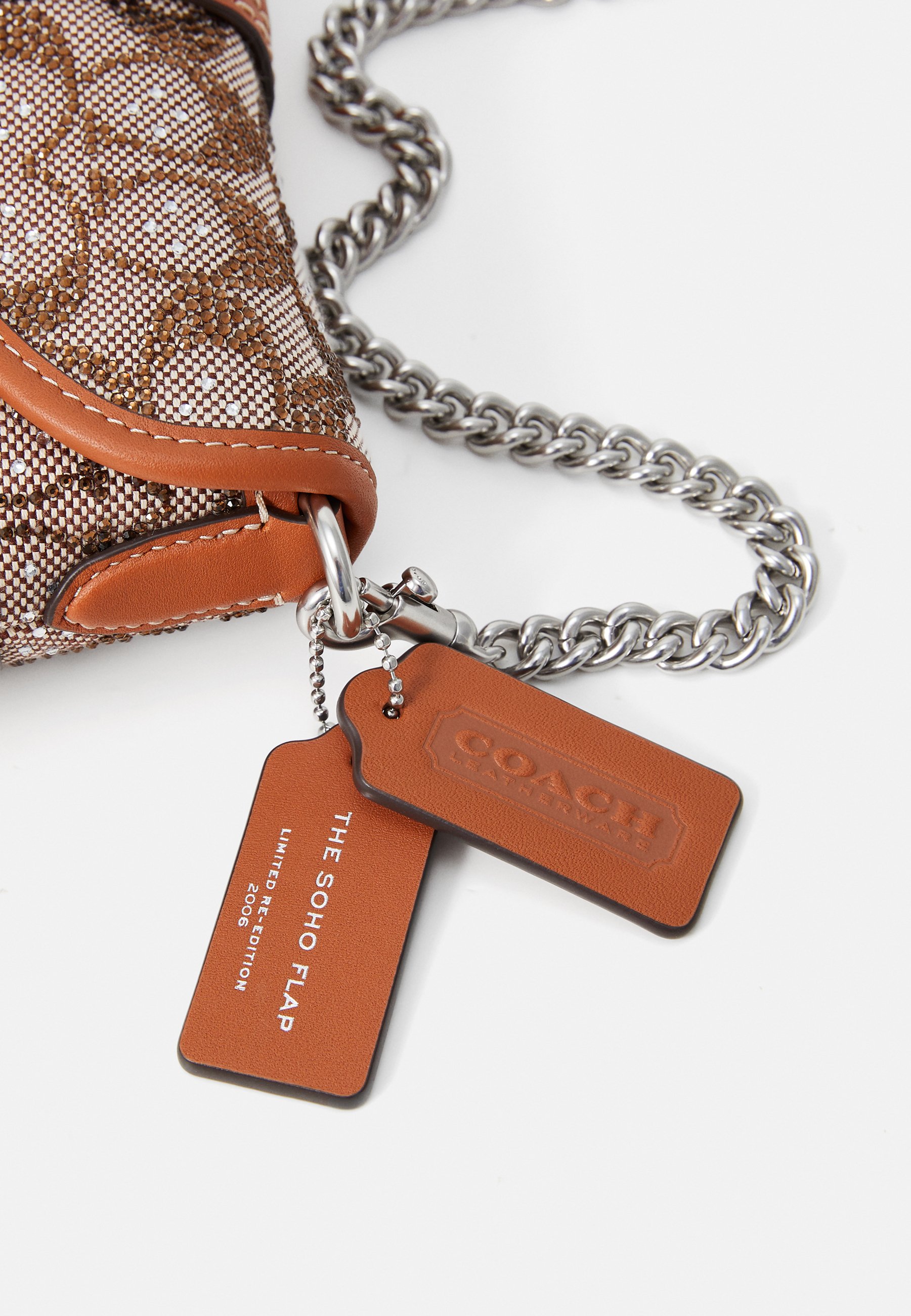 COACH SOHO BAG 25 IN CRYSTAL SIGNATURE JACQUARD - Handbag