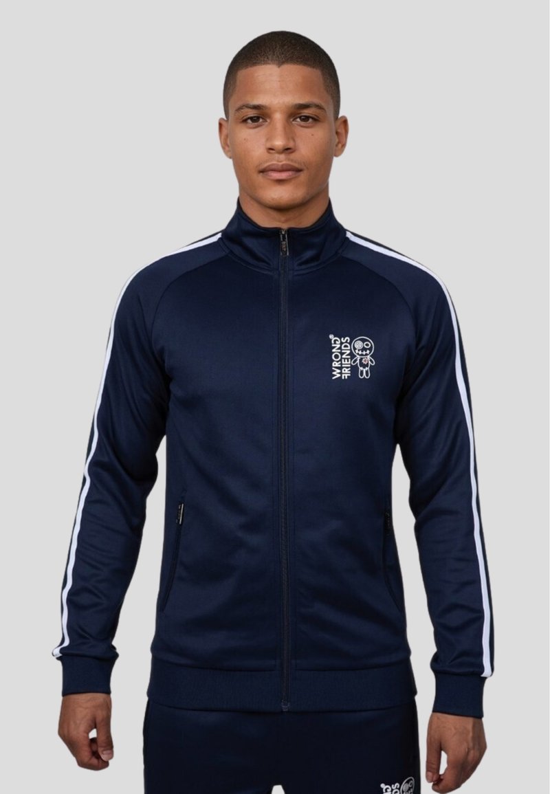 Wrong Friends MILAZZO TRACK-GRANDPARENT - Sudadera con cremallera - navy