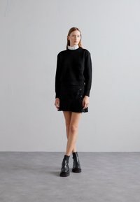 sandro PULL DOUBLE FACE  - Strikkegenser - noir
