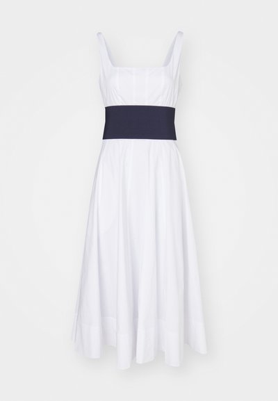 STAUD RIG DRESS - Day dress - white/navy