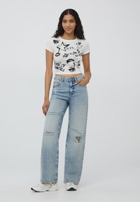 Terranova STAMPA GRAFFITI - Top - bianco lana