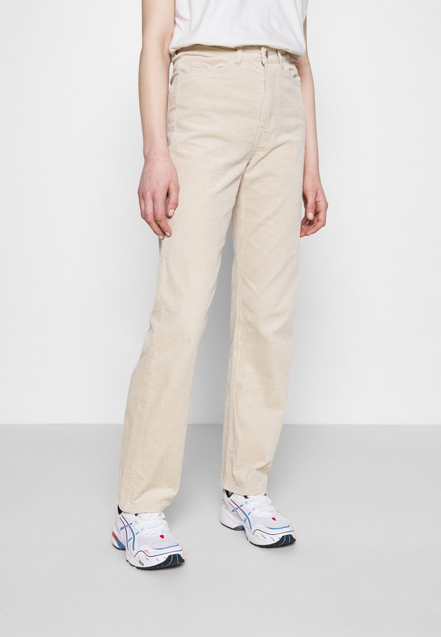 ROWE TROUSER - Stoffhose - beige
