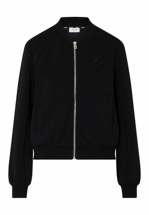 LIU JO, LIU JO SCUBA SWEATSHIRT WITH ZIP - Blouson Bomber - black