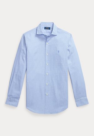 CUSTOM FIT HOUNDSTOOTH TWILL SHIRT - Πουκάμισο - white/blue