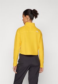 The North Face GLACIER CROPPED ¼ ZIP - Flīsa džemperis - summit gold