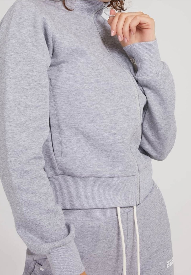 Guess Sweat zippé - light grey