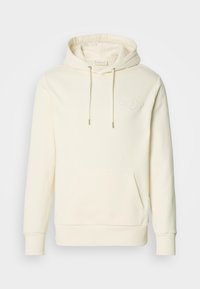 TONAL SHIELD HOODIE - Hoodie - cream