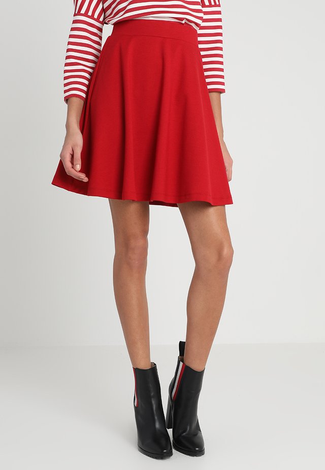 SC-DENA SOLID 58 - A-lijn rok - ruby red