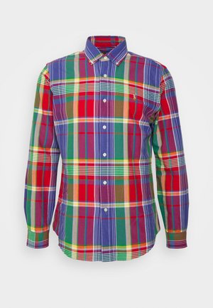 LONG SLEEVE - Shirt - red/blue