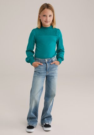 Långärmad tröja - sea green