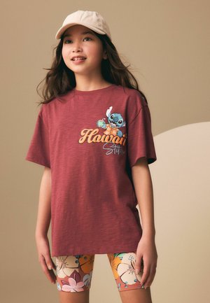 Next, REGULAR FIT SET  - Shorts - chocolate brown lilo & stitch license