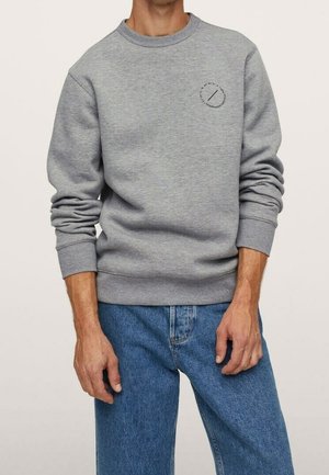 Sweatshirt - mottled grey