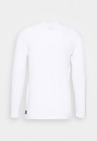 TOM TAILOR DENIM LONGSLEEVE WITH CHEST PRINT - Langærmet T-shirt - white