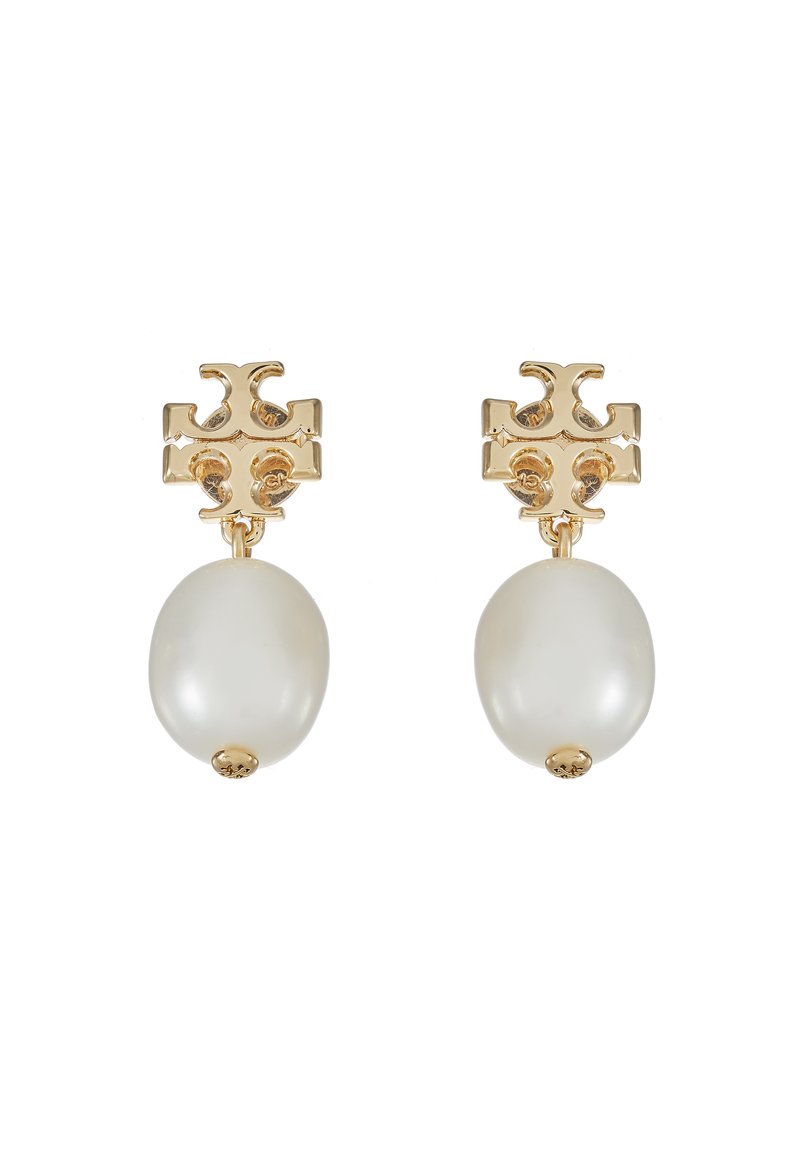 Tory Burch - KIRA DROP EARRING - Ohrringe - gold-coloured/ivory, Vergrößern