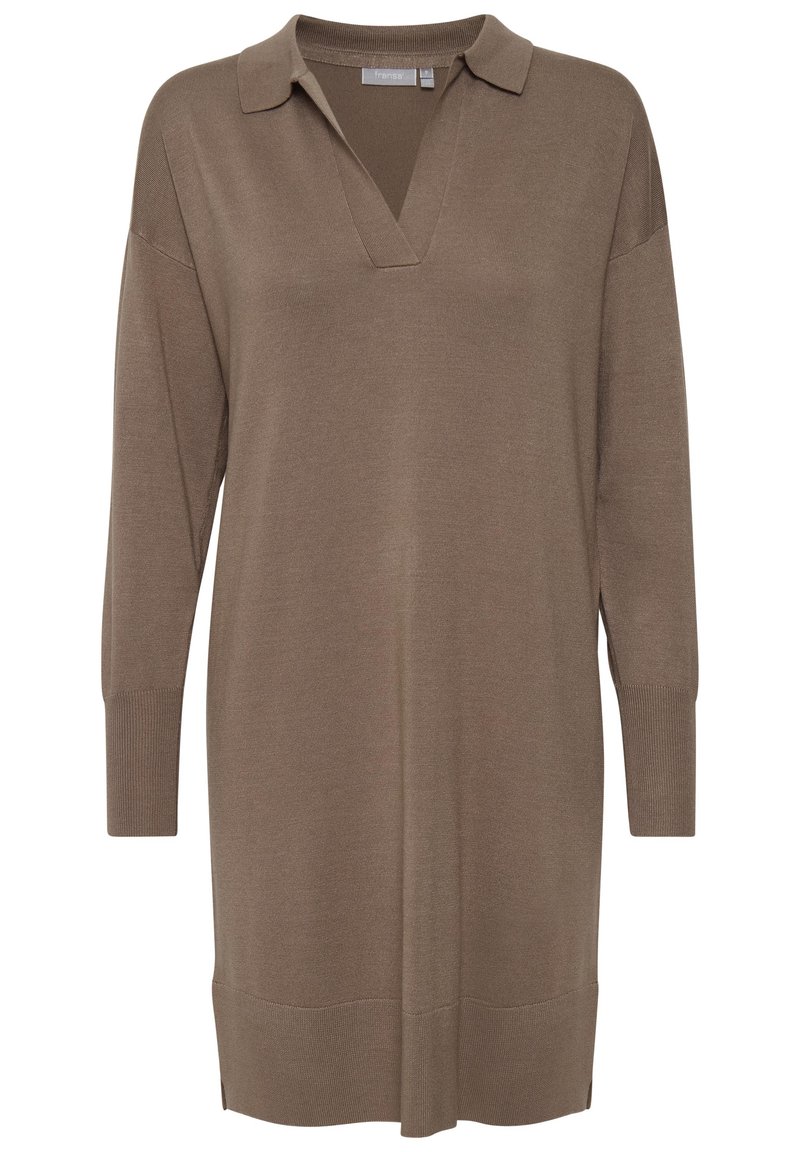 Damen Freizeitkleider | Fransa FREMALVA 2 DRESS Strickkleid pine bark/braun - GI21938 Damen Freizeitkleider | Fransa FREMALVA 2 DRESS Strickkleid pine bark/braun - GI21938