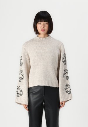 Vero Moda VMAGATHE HIGH NECK  - Pullover - birch