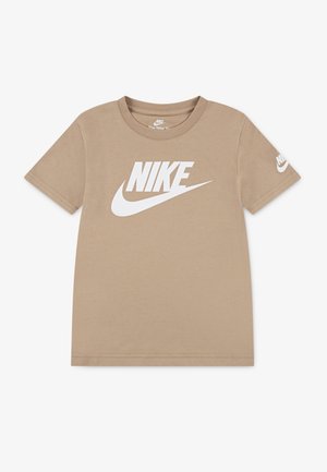Nike Sportswear FUTURA EVERGREEN TEE UNISEX - Printtipaita - hemp