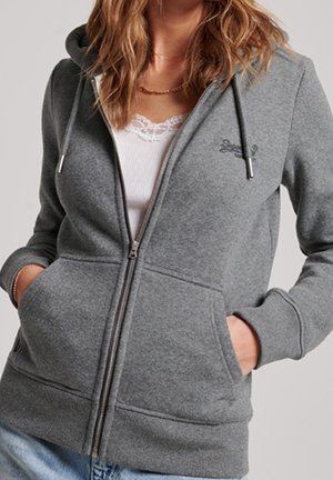 Tröja med dragkedja - grey