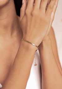 Hey Happiness Snake Chain - Bracelet - goldfarben