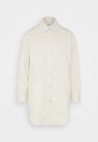 Valentina L S Check Shacket Pumice Stone main image 1