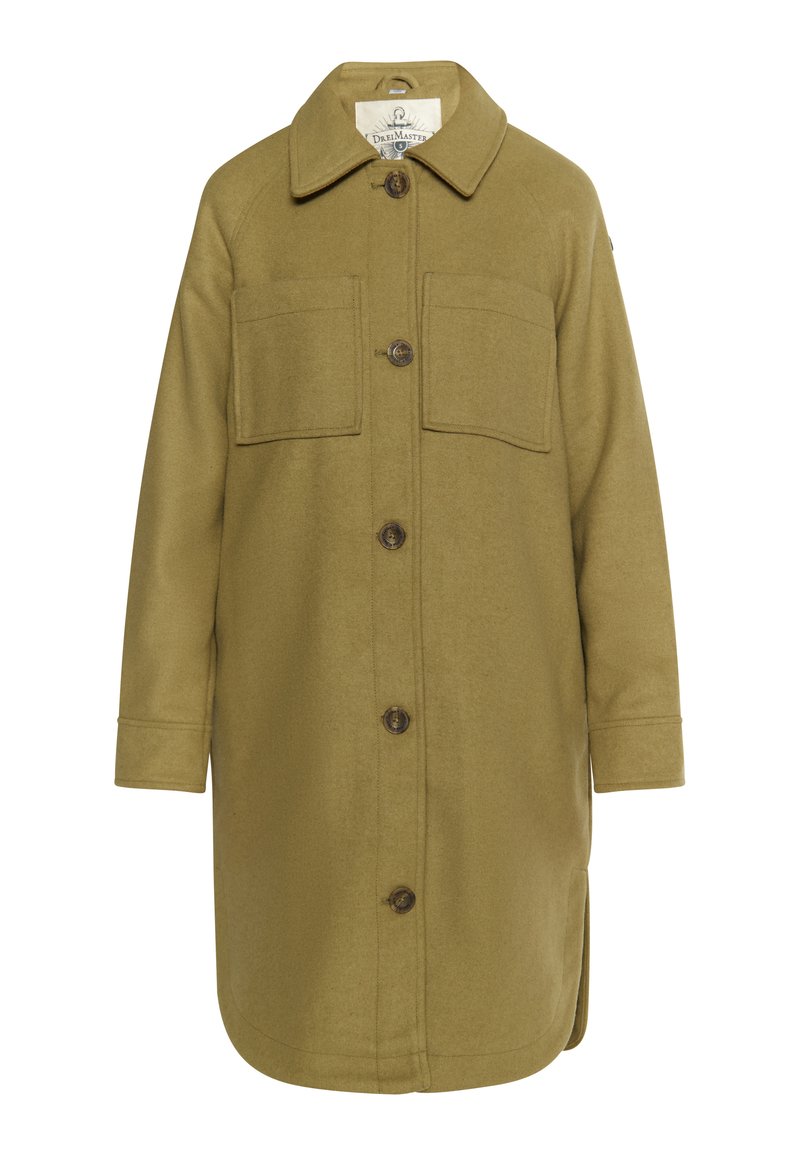 dreimaster Mantel olijfgroen dreimaster Mantel olijfgroen