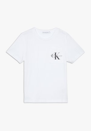 MONOGRAM POCKET - Camiseta estampada - white
