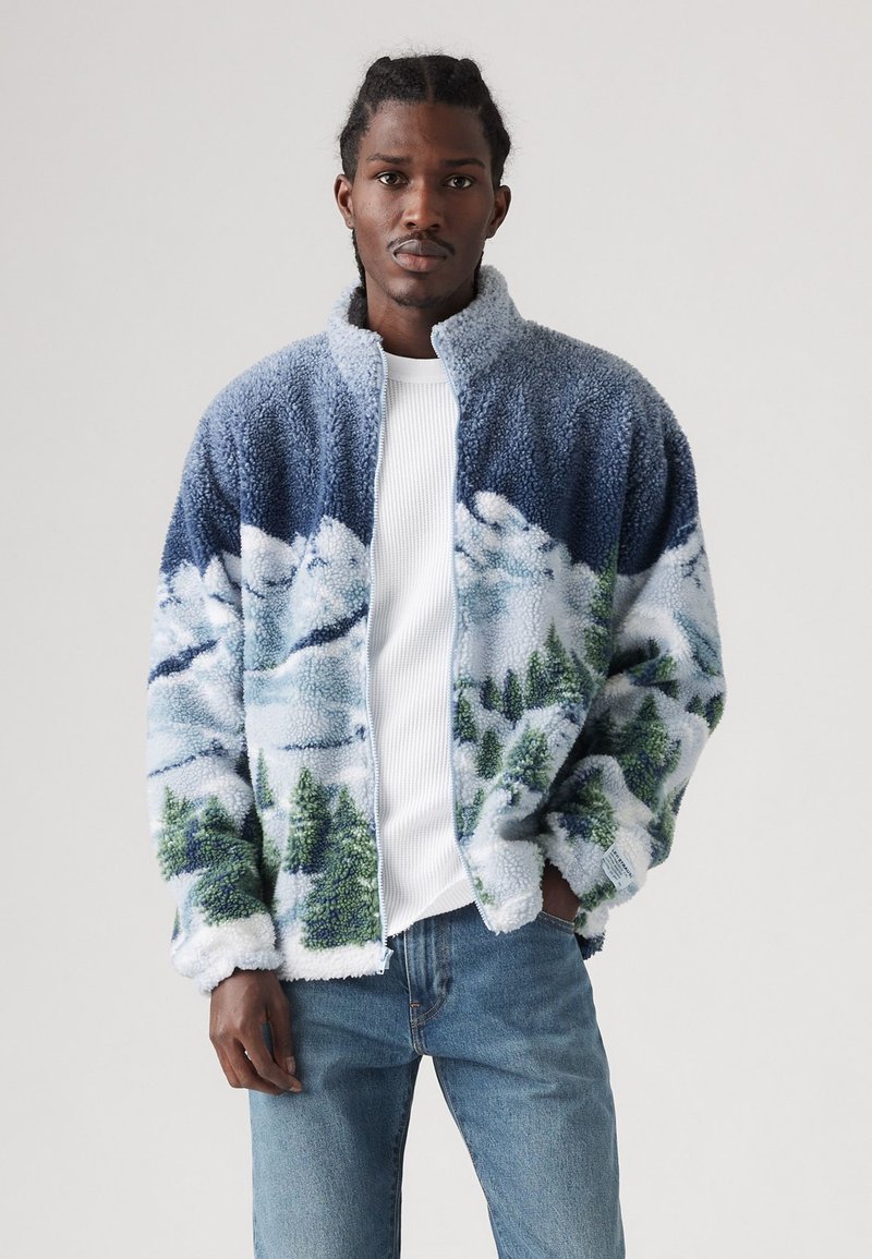 Levi's® FULL ZIP UNISEX - Flisinė striukė - blue