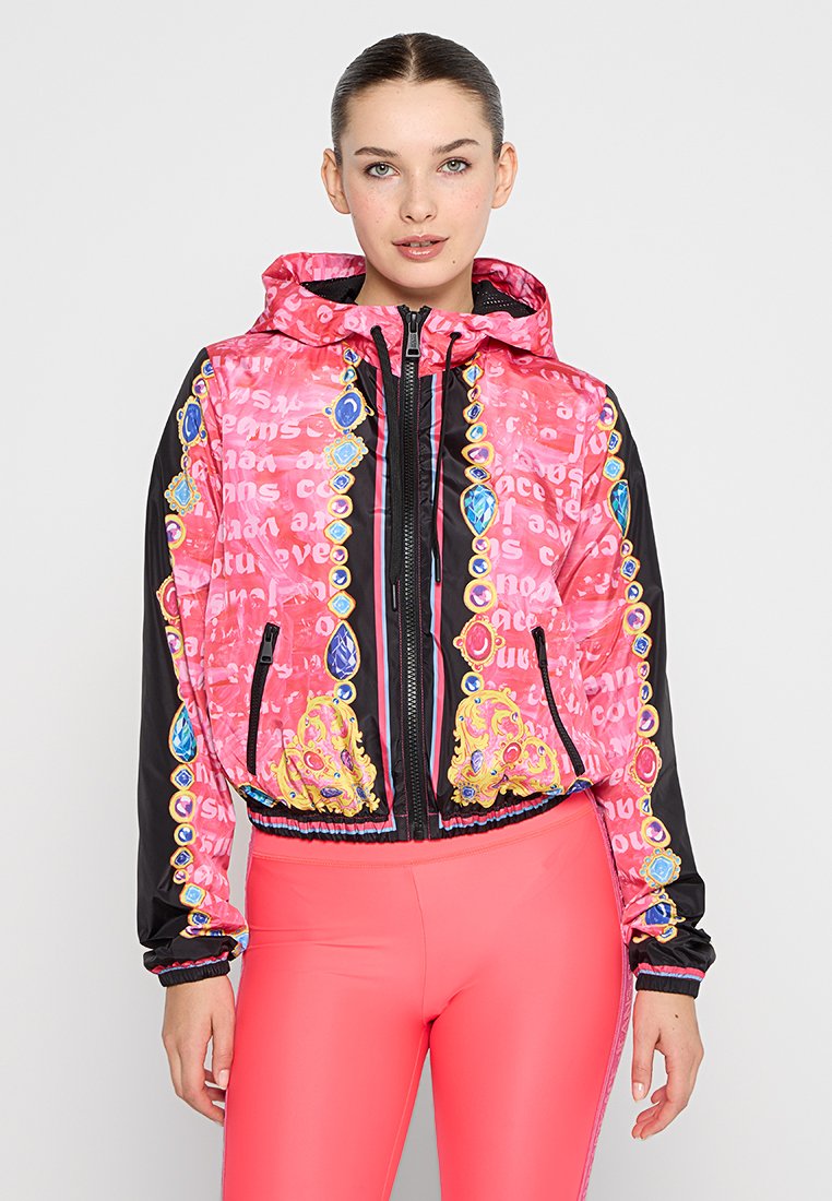 Versace Jeans Couture Lichte jas donkerroze