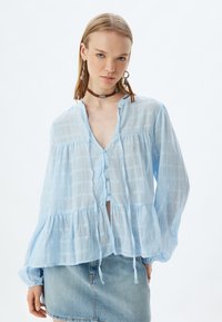 NECK - Blouse - blue