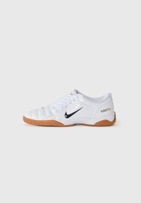 Nike Sportswear T90 - Sneaker low - white/black/gold-coloured/gum med brown