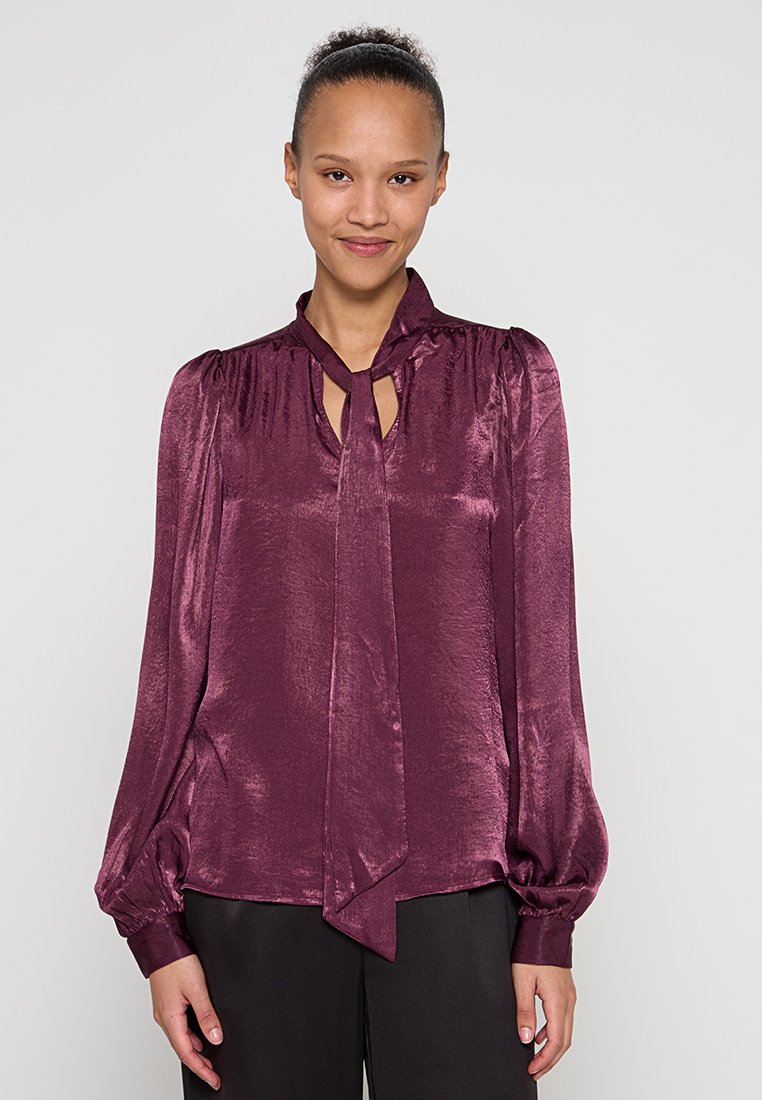 Vero Moda Tall Blouse bordeauxrood Vero Moda Tall Blouse bordeauxrood