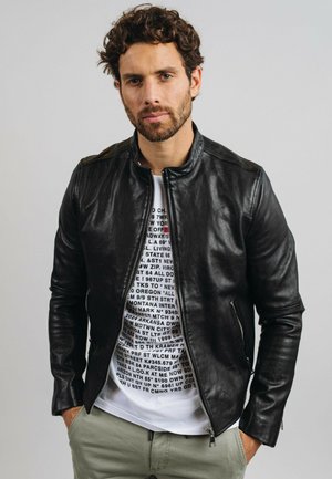 Redskins FAISS - Veste en cuir - noir