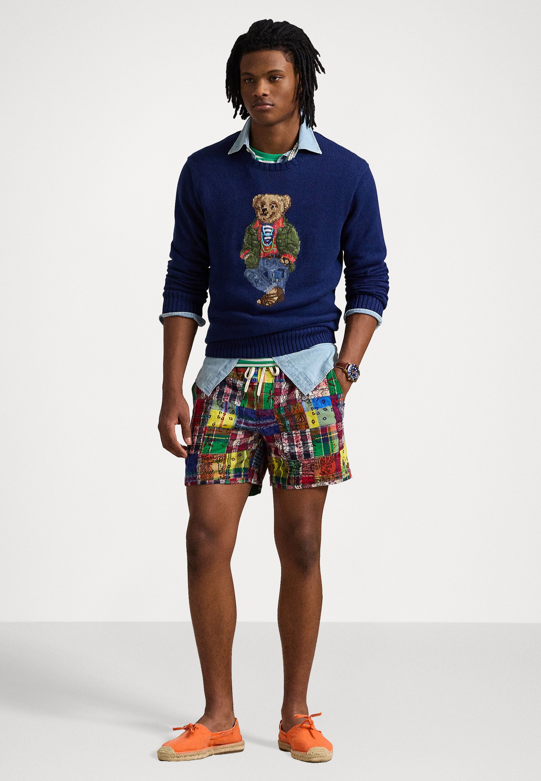 Polo Ralph Lauren POLO PREPSTER MADRAS SHORT - Shorts - multi