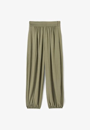 Motivi, PANTALONI CON DRAPPEGGIO - Stoffhose - verde militare