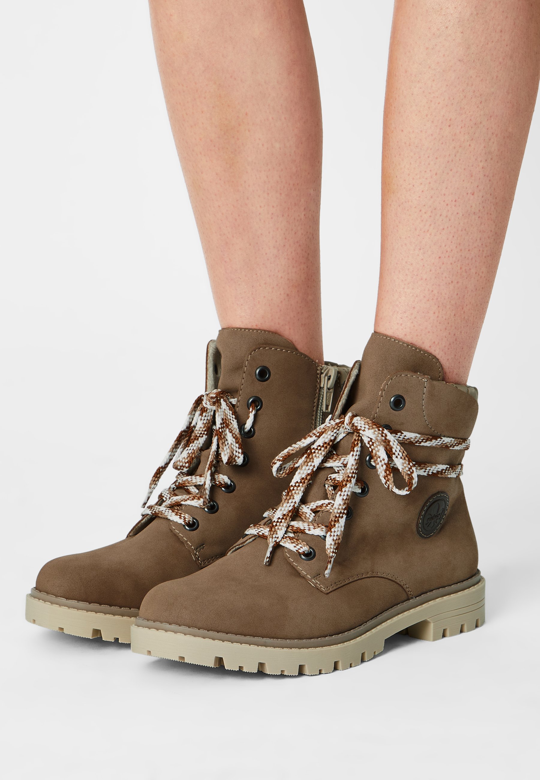 Rieker Stivali da neve - fango/beige/kastanie/marrone scuro screziato -  Zalando.it