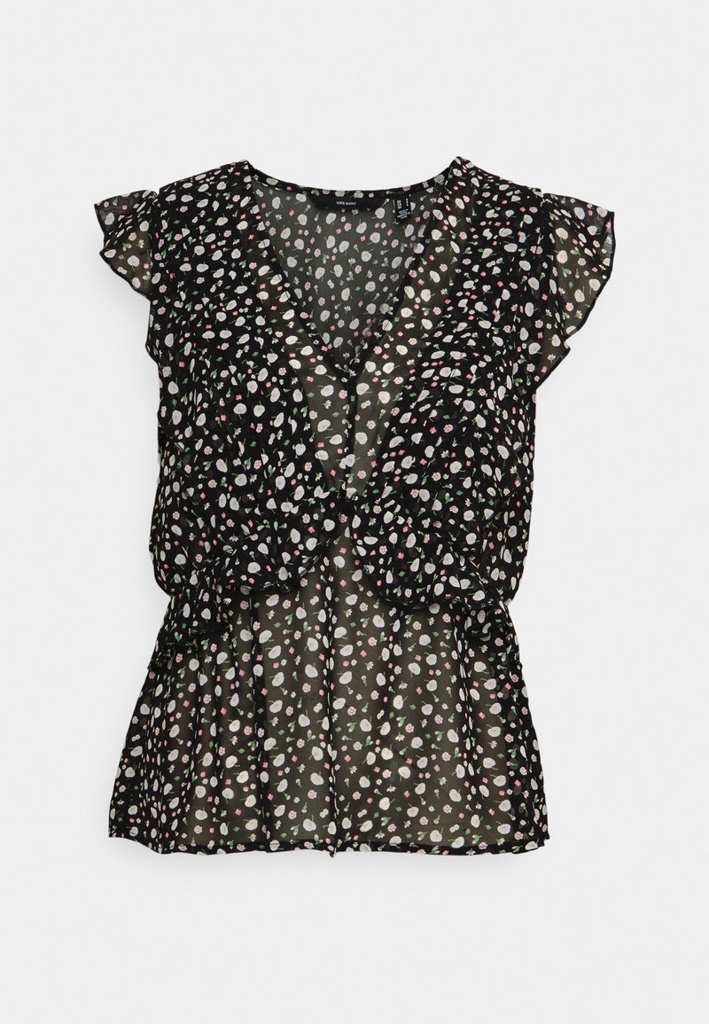 Vero Moda VMLOUI V NECK - Blusa - black